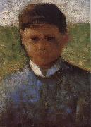 Georges Seurat The Samll Peasant  in  blue oil